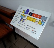 Ramka, stelaż do tablicy tyflograficznej, tablica tyflograficzna