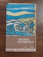 STARA MAPA TURYSTYCZNA ZIEMIA KŁODZKA OKOLICE