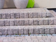 Palisada łupana, cegła, obrzeże 20x11x5 Gra./Brą.