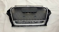 GRILL ATRAPA NOWY CHROM Grill Audi A3 2011-2015 wzor RS3 Black Quattro PDC