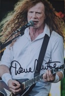 DAVE MUSTAINE Megadeth - zdęcie z autografem