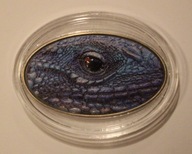 BLUE IGUANA 2 $ DOLARY 2012 NIUE ISLAND - 1 OZ 999, NISKI NAKŁAD 1000 SZTUK