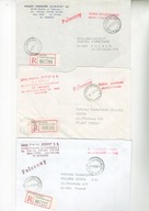 "R"Rudniki Częstochowskie-trzy koperty polecone