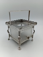 Antyczny podgrzewacz do czajniczka kubka z herbatą - z przełomy XIX - XX w.