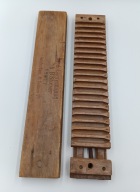 Duża drewniana dwustronna kompletna forma do cygar Kolekcjonerska L 30-teXX