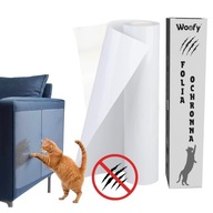 GRUBA FOLIA OCHRONNA NA MEBLE SAMOPRZYLEPNA ODPORNA NA DRAPANIE 300X45 CM