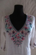 F&F TUNIKA ZDOBIONA HAFT ROZM L