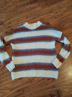 Sweter damski w paski S/M S
