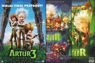 ARTUR i MINIMKI kpl. części 1+2+3 / 3 X DVD FOLIA