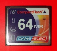 CompactFlash D A N E - E L E C 64MB Made in USA