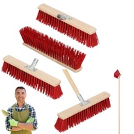 SZCZOTKA RĘCZNA GOSPODARCZA MIOTŁA ZAMIATACZ KIJ DO ZAMIATANIA ULICÓWKA