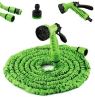 Mocny Wąż Ogrodowy Rozciągliwy 7-20m z Pistoletem