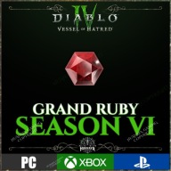 Diablo 4 IV Grand Ruby | Grand Gems ( Wielkie Klejnoty ) Sezon 6 Vessel