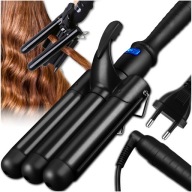 Falownica do włosów 3-rolkowa ceramiczna PTC regulacja temperatury 80-210°C