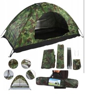 Namiot turystyczny dla 3 osób w kolor MORO z moskitierą 2x1,5m, wodoodporny