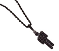 Naszyjnik wisiorek chain Billie Eilish bad guy czarny prezent