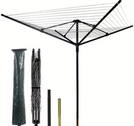 Suszarka ogrodowa Sun Lift 50m linki zewnętrzna stabilny wieszak ubrania