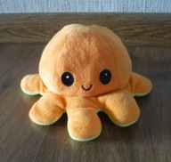 Maskotka pluszak zabawka nr. 10 OŚIORNICA DWA W JEDNYM wesoła i zła