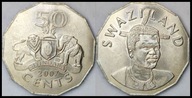 MNB - SUAZI 50 Centów 2007 # SWAZILAND # st 1
