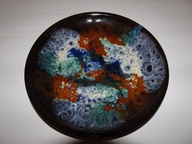 Talerz dekoracyjny, patera, Spółdzielnia Przyjaźń Włocławek, PRL, vintage