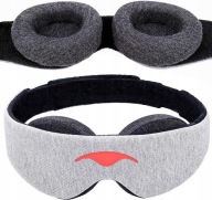 Manta Sleep opaska na oczy bawełna szary