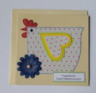Kartki świąteczne na Wielkanoc ręcznie robione
