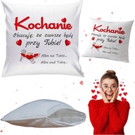 PODUSZKA PREZENT NA WALENTYNKI ROCZNICĘ DZIEŃ KOBIET DLA NIEJ I DLA NIEGO