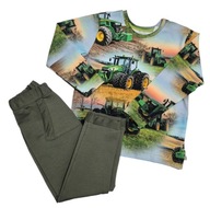 Zestaw / Komplet dla Chłopca Bluzka z Długim Rękawem Spodnie Slim 122 7 lat