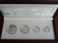 Klęczący Rycerz - srebrne Repliki Monet Polskich Mennica S.A.