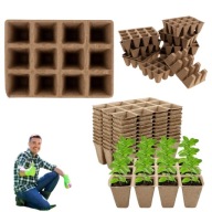 DONICZKI TORFOWE PRODUKCYJNE P4 120SZT ROZSADY SADZONKI BIODEGRADOWALNE