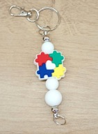 Brelok Autyzm Puzzel Spektrum zawieszka 6423 Oliwia Kurowska, Kuba Kurowski