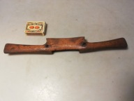 Stary ośnik drewniany 28 cm