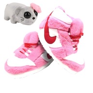 Zestaw Pluszak Chomik + Kapcie Pluszowe różowe r. 36-42 Nike Walentynki