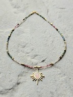 Naszyjnik N°35 | Turmalin arbuzowy, Ag