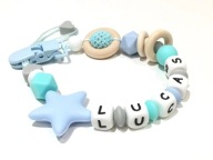 Zawieszka do smoczka z imieniem, Personalizowana zawieszka dekoracyjna