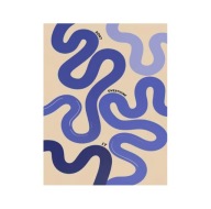 Plakat „Don’t Overthink It” – Abstrakcyjny Plakat Motywacyjny