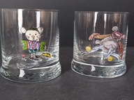 2 x szklanka do whisky vintage design