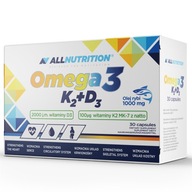 Suplement diety Allnutrition Kwasy Omega 3 D3+K2 30 kapsułek