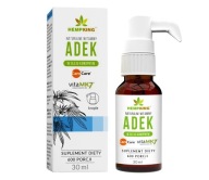 Suplement diety HempKing Witaminy ADEK w BIO oleju konopnym 30 ml