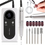 Frezarka do paznokci MANICURE PEDICURE AKUMULATOROWA MOBILNA 45000 obr./min