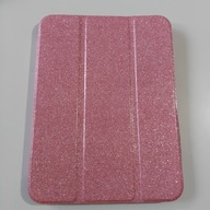 Etui Samsung galaxy tab s9 składane brokatowe różowe