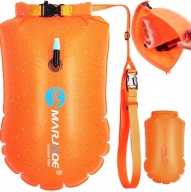 BOJKA DMUCHANA BOJA ASEKURACYJNA SUCHA KIESZEŃ DO PŁYWANIA PŁYWACKA DESKA