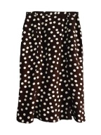 Spódnica midi w grochy r. 38