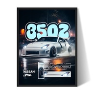 Nissan 350Z Plakat/Obraz w Ramce 40x30cm Prezent dla faceta