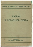 Abp Cicognani - Kapłan w Listach świętego Pawła 1949 kardynał autograf