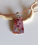 Wisior z jaspisem brekcjowym