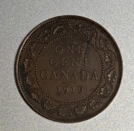 Kanada 1 cent 1919r. BCM
