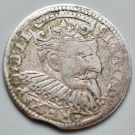 Trojak 1598 Ryga Zygmunt III Waza srebro
