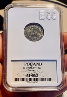 20 groszy 1923 Nikiel GCN MS 62