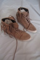 LUBOO BOTKI ZAMSZOWE Z FREDZLAMI ROZM 41